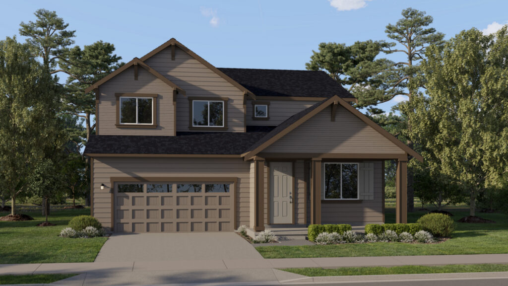 4-bedroom new home build rendering from Lennar Homes